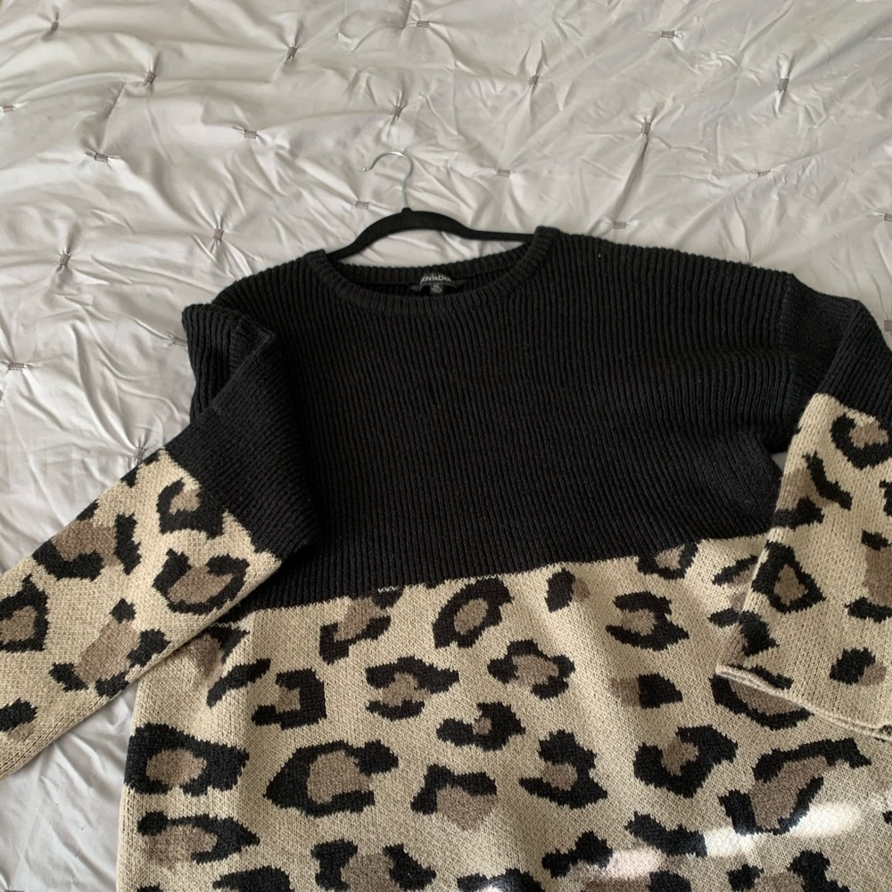 Color block sweater
